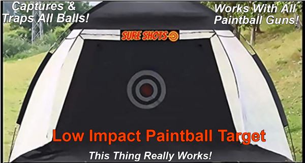 Low Impact Paintball Target